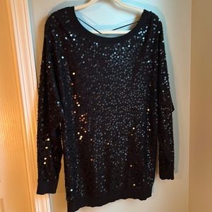 Lightweight Sequin Sweater